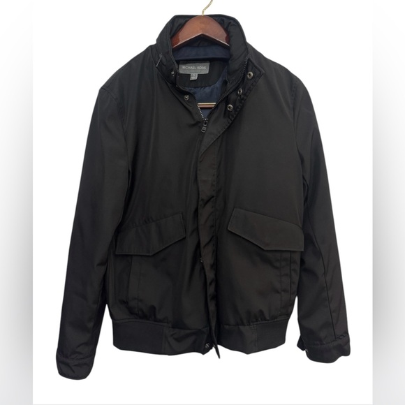 Michael Kors Other - Michael Kors Men’s Hybird Rain Jacket Black w/ hideaway hood Size Small